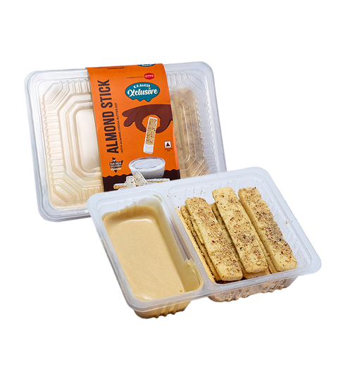 Almond Stick with Sauce