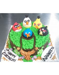 Angry Bird (Custom Cake)